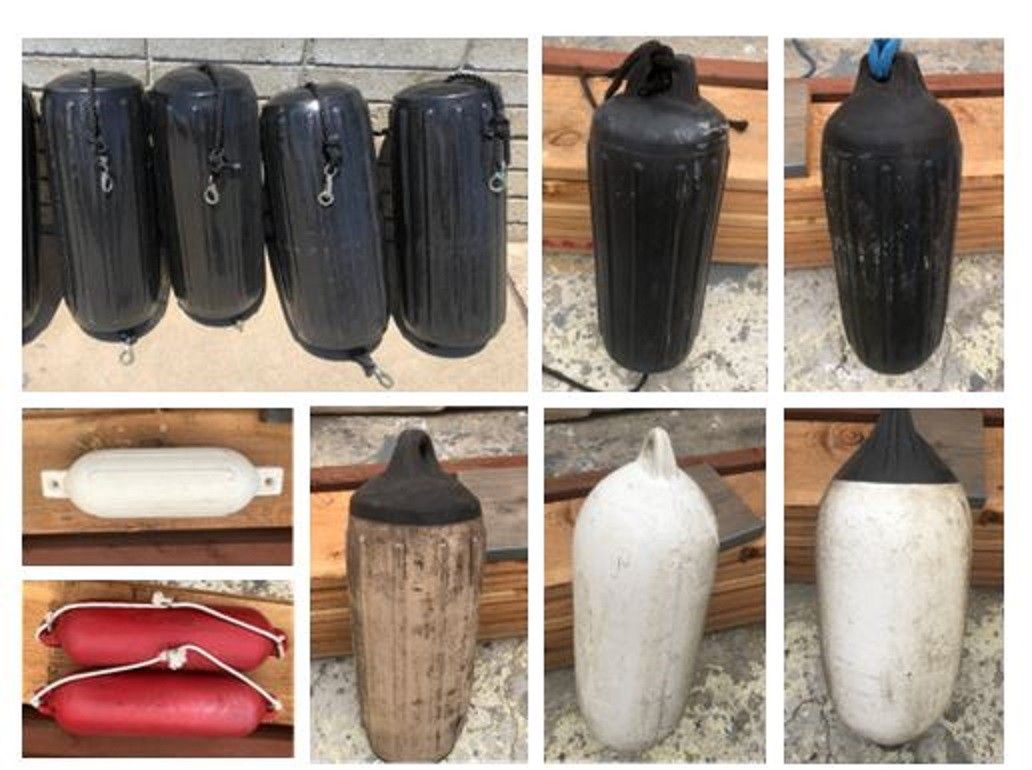 Boat fenders / bumpers: Taylor Made and Majoni Star