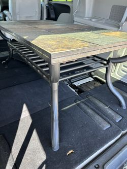 Mesa Para Patio De Piedra