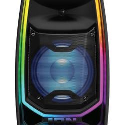 Speaker Bluetooth, High-Power 650-Watts, Sound Amazing, Wireless Microphone, Ultimate Bass, Integrated Mixer -Glow Lights, Karaoke  Like New.