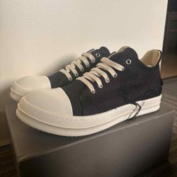 RICK OWENS EDFU DRKSHDW SLASHED LOW