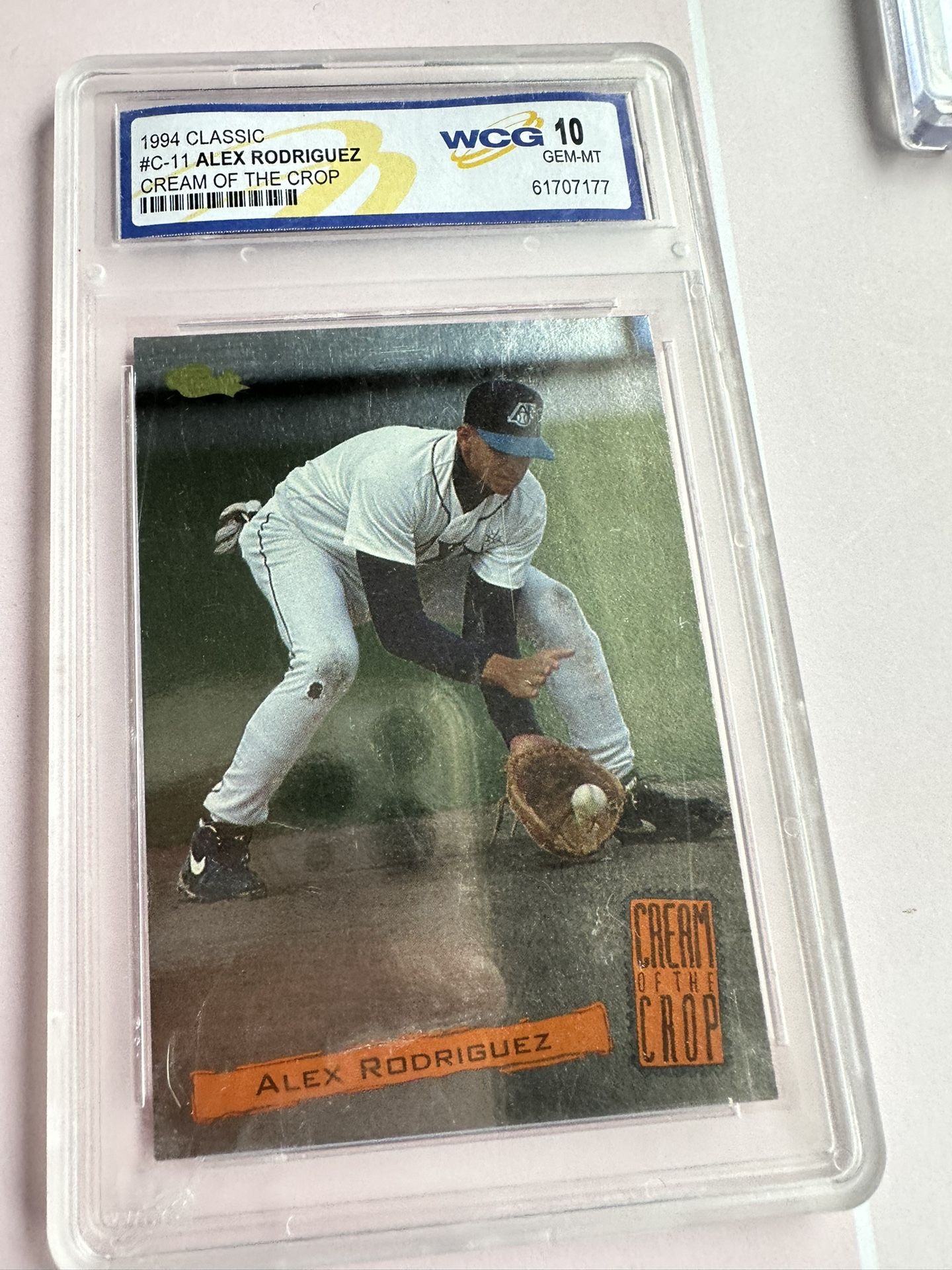 1994 CLASSIC #C-11 ALEX RODRIGUEZ ROOKIE GEM-MT 10 CREAM OF THE CROP