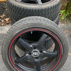 Blizzak Tires on LSW Rims - 205/45 R17