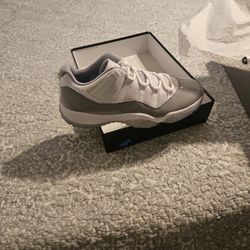 Retro Mens Jordan 11s Low Cement Grey Sz 11