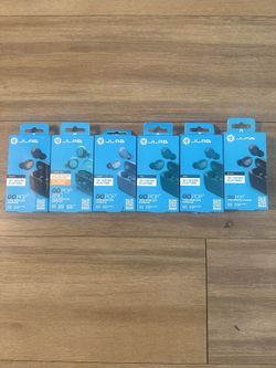 JLab true wireless earbuds/Colors Black,clear teal,Teal,Slate