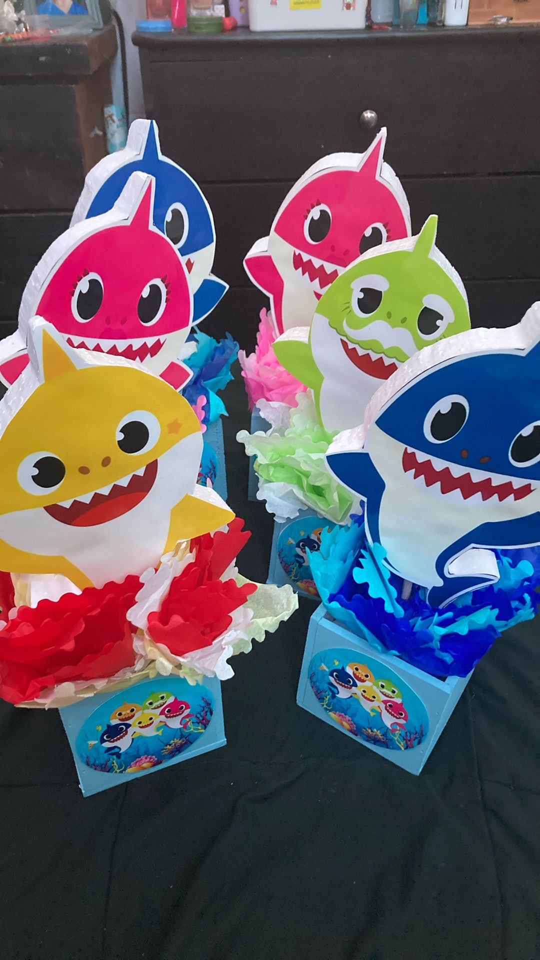 Baby Shark Table Centerpiece 