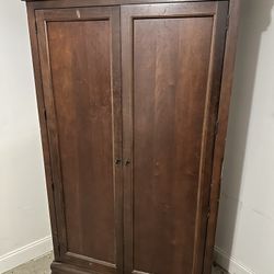 Antique Louis Phillip Cherry Armoire 