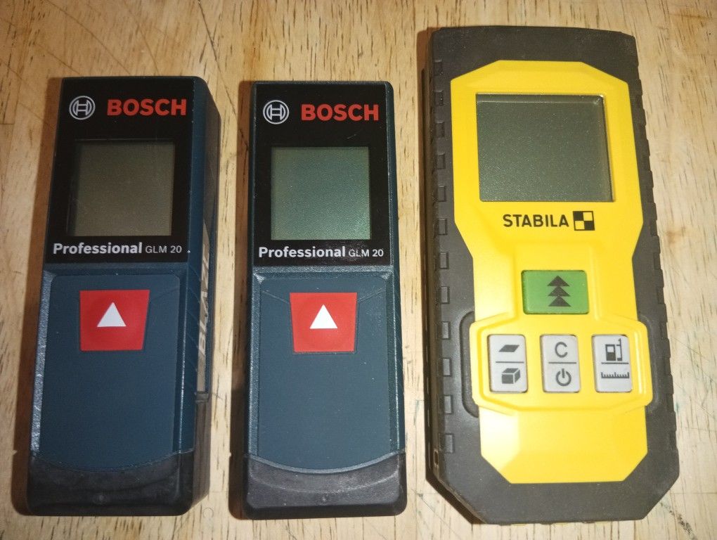 Digital Distance Lasers $60 For All Three