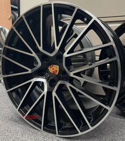 20” Black machine wheels fit Porsche 911 Cayman Panamera with Tires
