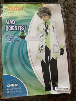 Mad scientist child Halloween costume