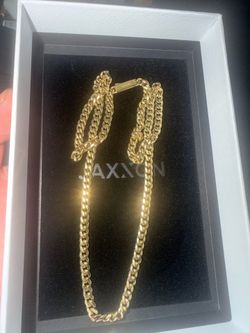 Jaxxson gold plated Cuban link