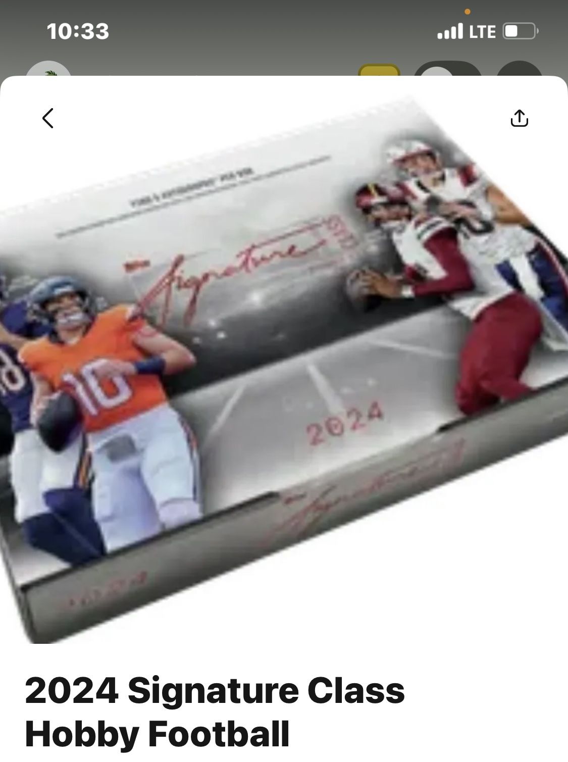 2024 Signature Class Hobby 2 Boxes Left