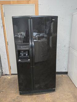 kenmore double door black refrigerator