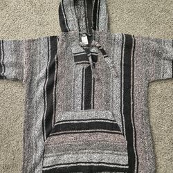 Öland Outdoors Baja Hooded Pullover Drug Rug Poncho Hoodie XXL