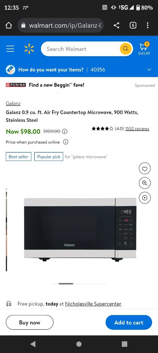 Galanz Air Fryer Microwave 