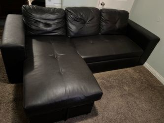 Couch/ bed with storage