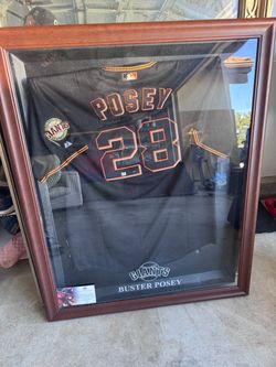 Buster Posey SF Giants Signed Framed Jersey #28