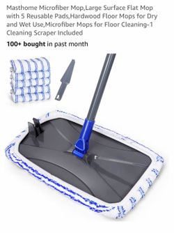 Microfiber mop for large surface, new