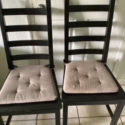 Two Lightweight Dining Chairs 