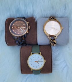 Mk Originales $110, por los tres.