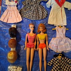 Vintage Barbie Doll & Clothing Lot