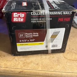 Framing Nails Round Head, 2 1/2“x .131”