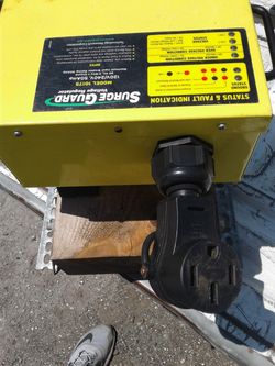 50amp surge protector like new.