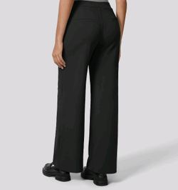 halara black dress pants Halara Pant in Black Linen