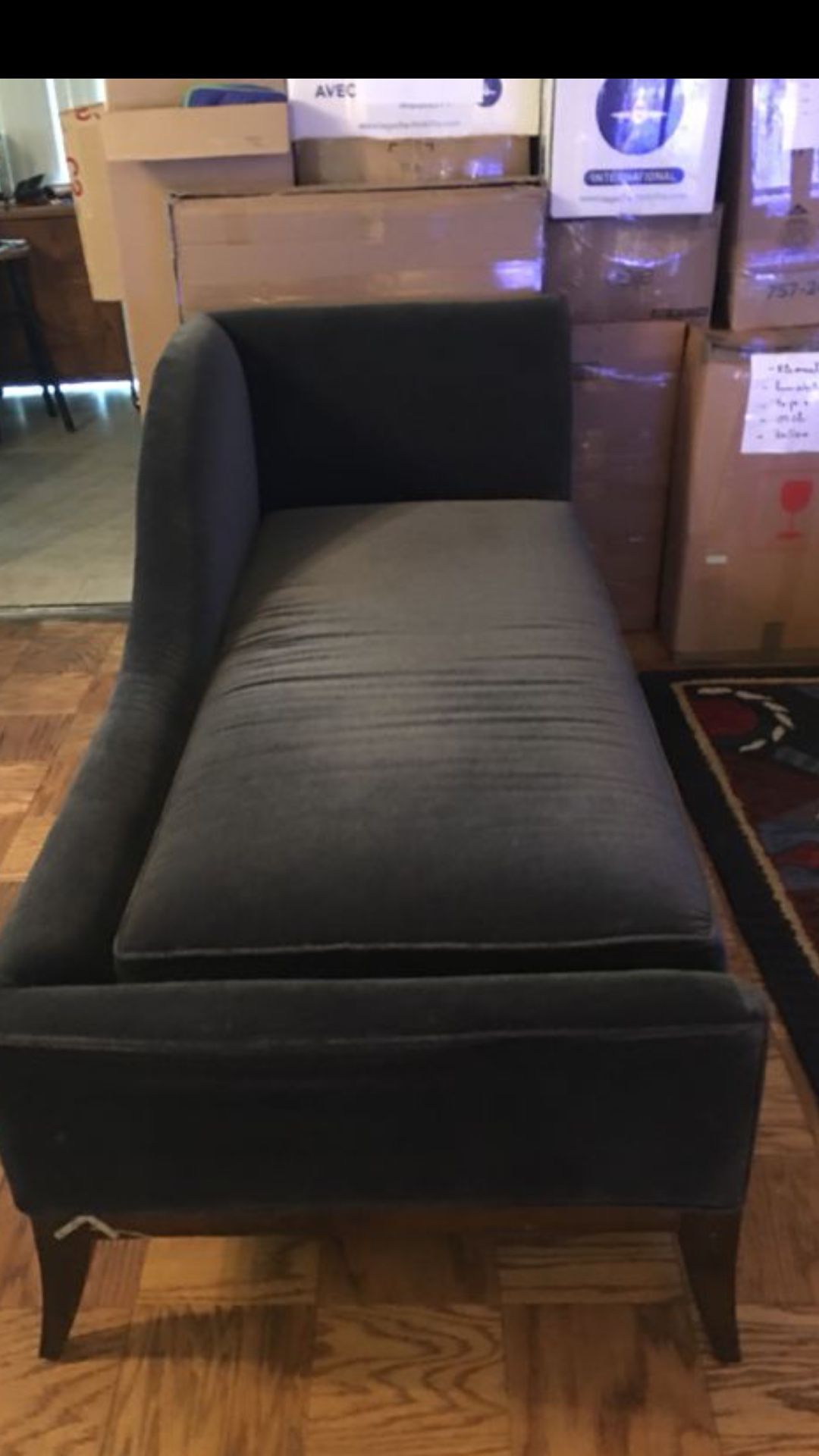 A confortable grey black sofa for 80$ only