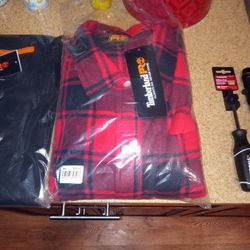 Timberland Flannel And Long sleeve 