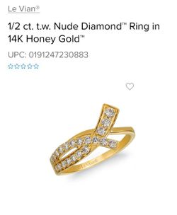 Levian Nude Diamond Ring 