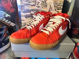 Nike SB Zoom Blazer Mid ‘Orange Label - Red Gum’ - Size 10.5