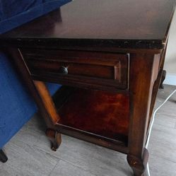 Solid Wood Side Table