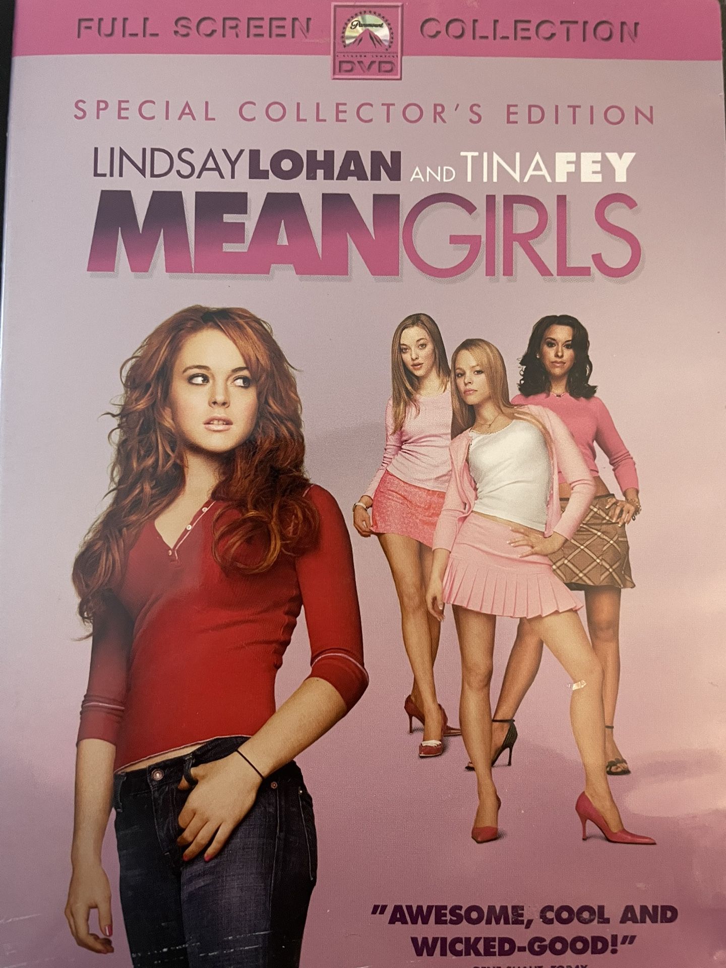 MEAN GIRLS Full-Screen Edition (DVD-2004) Lindsay Lohan!