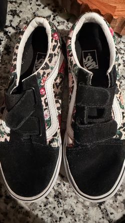 Vans Old Skool Velcro Sneakers Floral Leopard