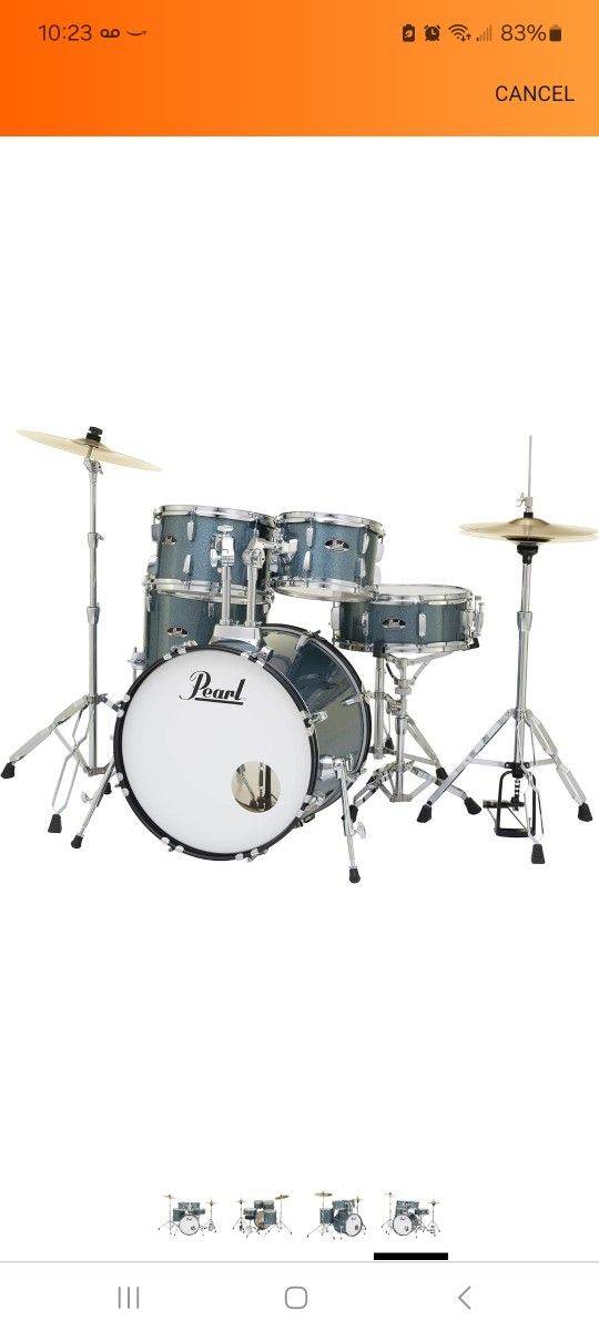 Pearl Drum Set 5 Pices