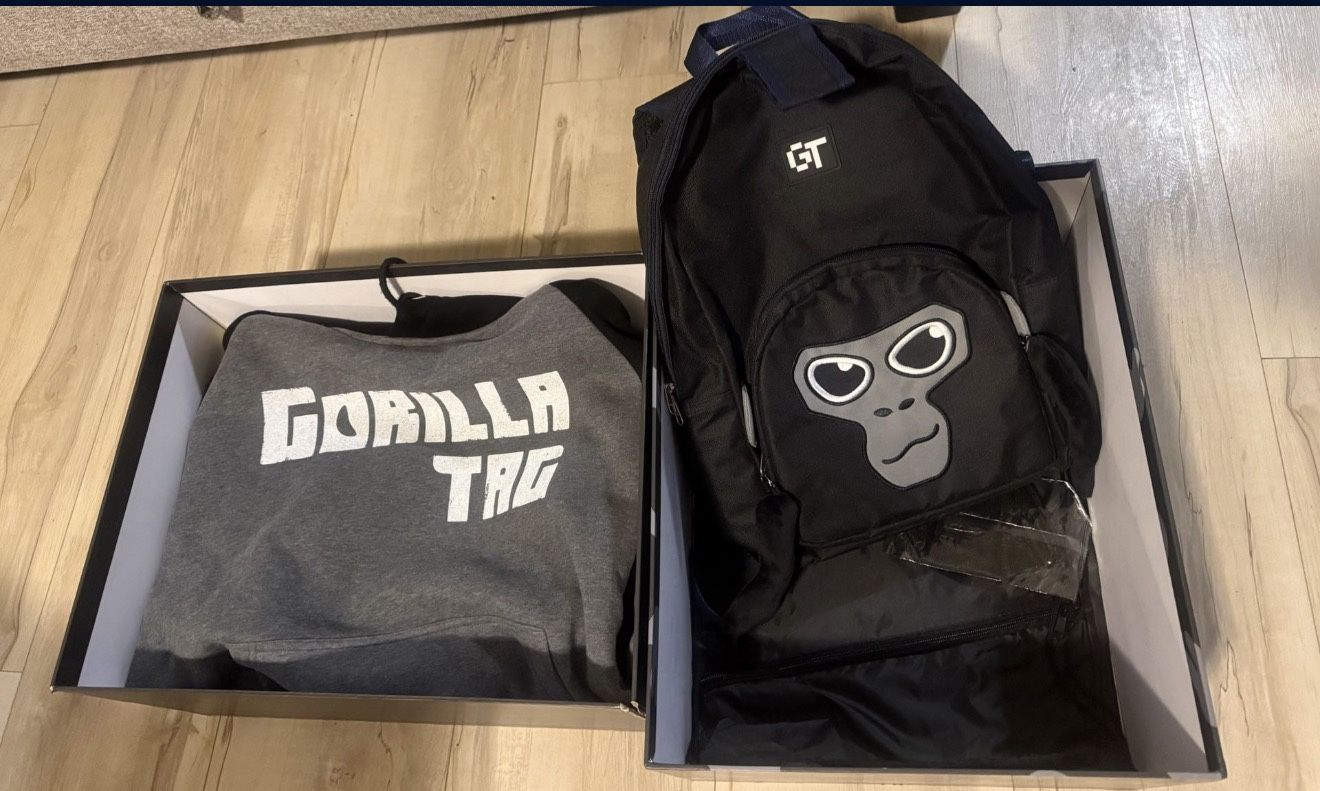 Gorilla Tag Official Hoodie & Backpack