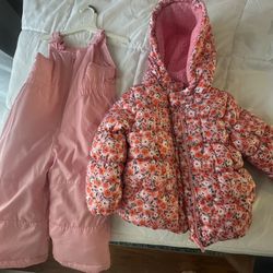 Toddler Girl 3T Snow Outfit