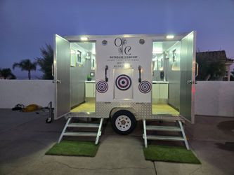 Luxury event restroom