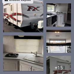 2008 Rage'N 23ft toy hauler trailer with over  2k repairs! 