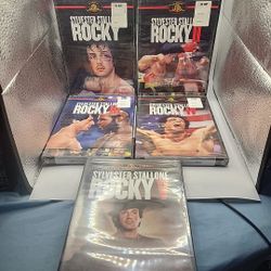 Rocky 1 - 5 ( DVD Set Sylvester Stallone 2001 ) - Brand New Factory Sealed -