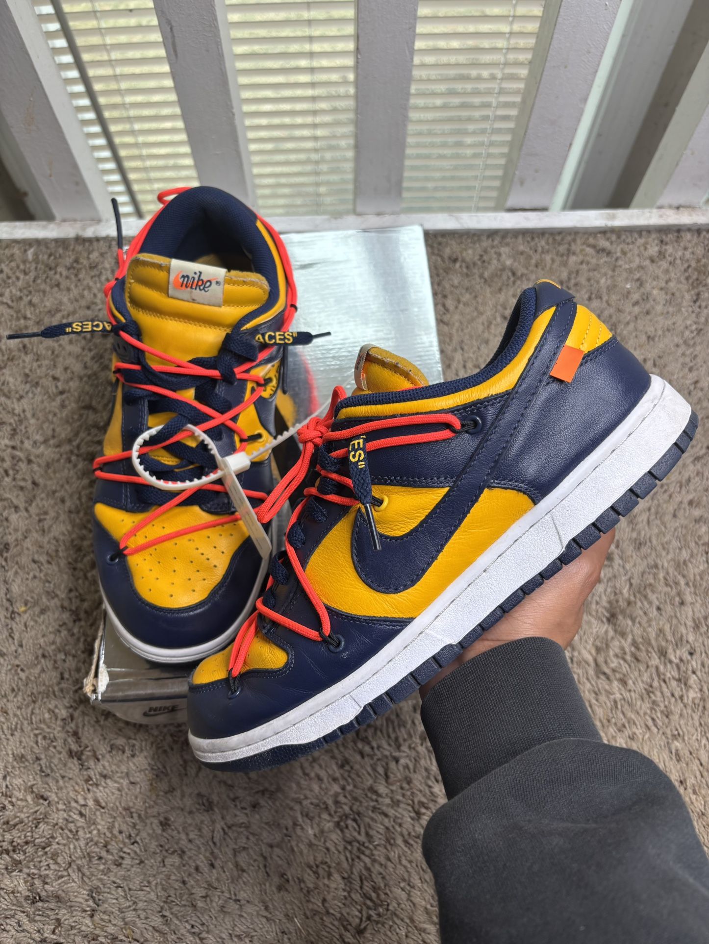 2019 Off-White x Dunk Low University Gold