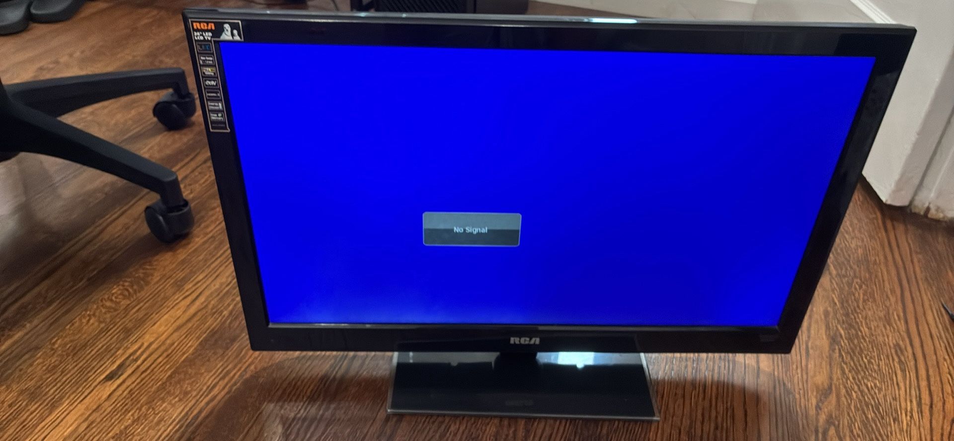 RCA 24-inch HD flat screen TV. 