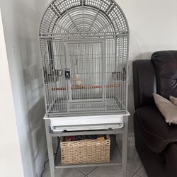 Bird Cage With Accessories 