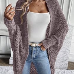 Plus Size Batwing Cardigan 