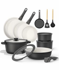 Nonstick Cookware Set with Utensils