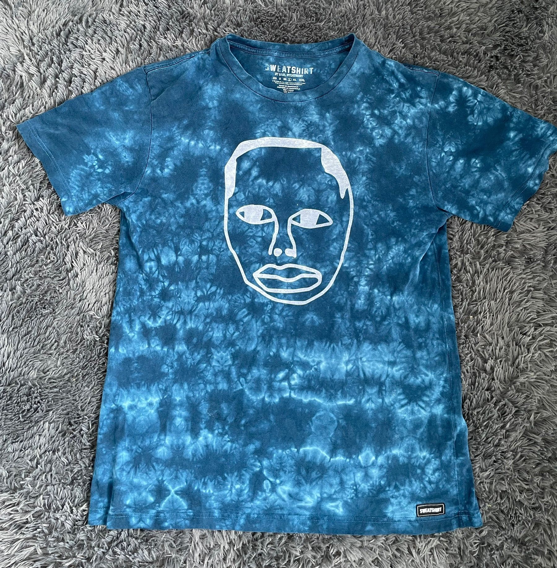 Earl Sweatshirt OFWGKTA Rare Tie-Dye Blue T-Shirt Odd Future | Men Large