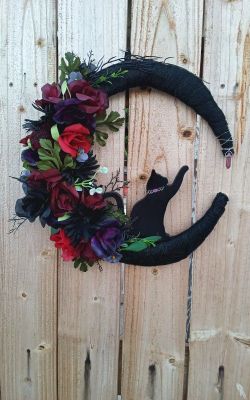 Black Cat Wreath