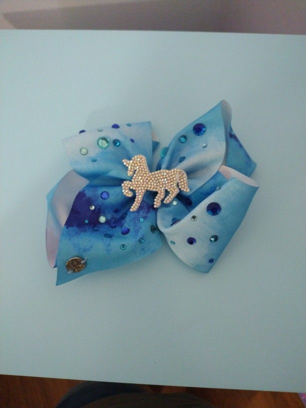 Blue Unicorn Jojo Siwa Bow