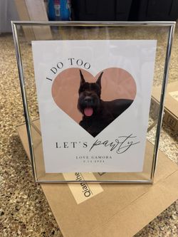 Welcome Table Picture Frame 