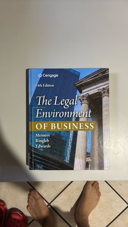The Legal Enviroment of Business 14th Edition Text Book